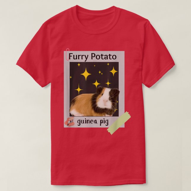Furry Potato Funny GuineaPig Wrong Animal Name Jok T-Shirt (Design Front)