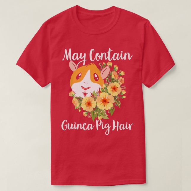 Furry Potato Lover May Contain Guinea Pig Hair  T-Shirt (Design Front)