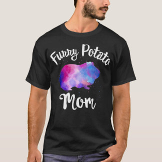 Furry Potato Mum Guinea Pig Mum Cute Cavy Mama Mot T-Shirt