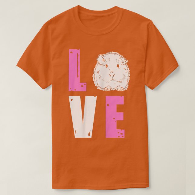 Furry Potato Pet Lover Guine Pig Love  T-Shirt (Design Front)