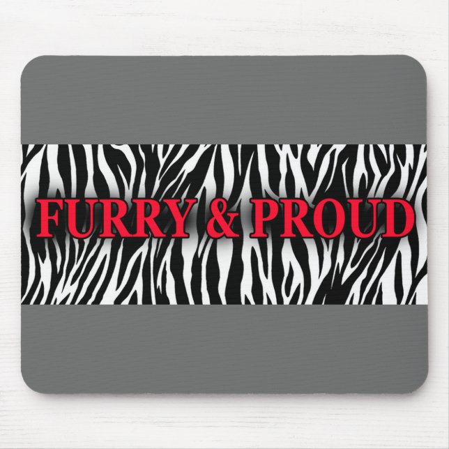 Furry & Proud Mousepad (Front)