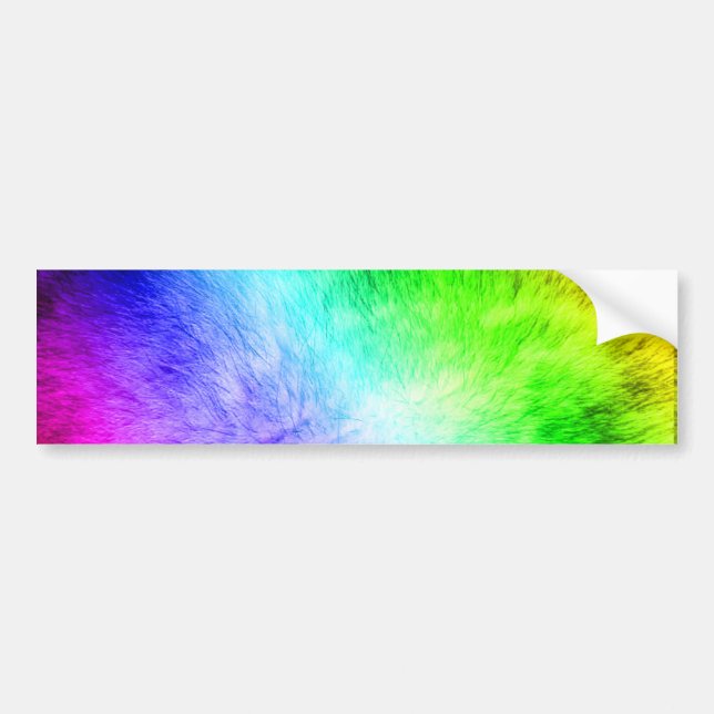 Furry Rainbow copy Bumper Sticker (Front)