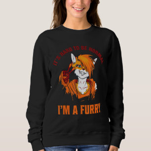 Furry Thing Furries Person Fox Proud Furry Tail Ea Sweatshirt