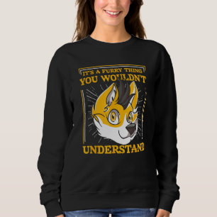 Fursona Fox Furries  Cosplay Furry Fandom Sweatshirt
