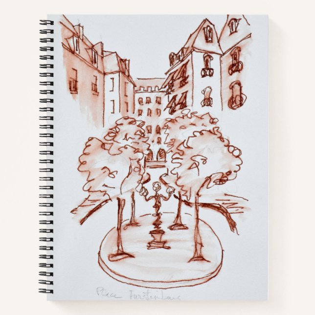 Furstenberg, Saint-Germain-des-Pres Church, Paris Notebook (Front)