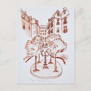 Furstenberg, Saint-Germain-des-Pres Church, Paris Postcard