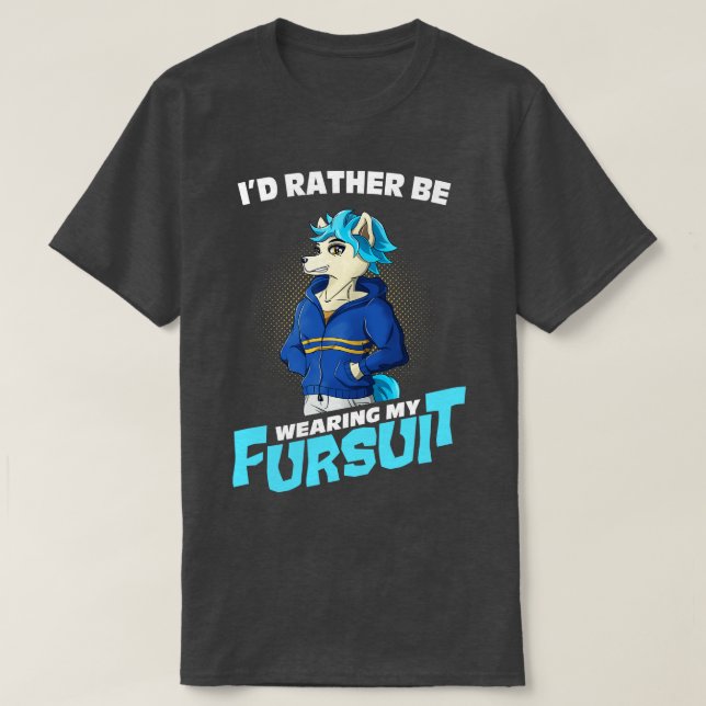Fursuit Cosplay Fandom T-Shirt (Design Front)