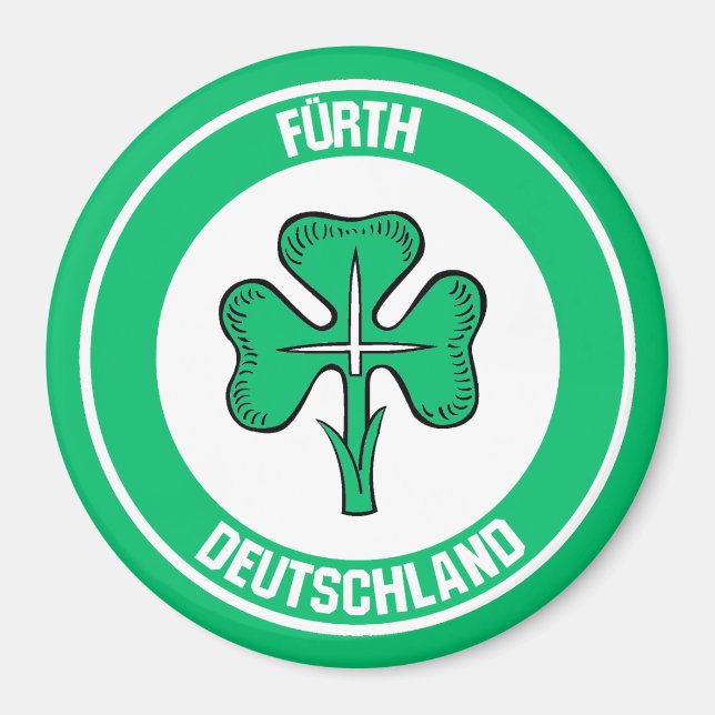 Fürth Round Emblem Magnet (Front)