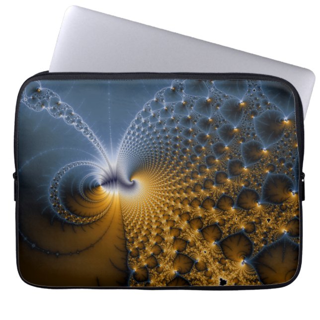 Further - Fractal Art Laptop Sleeve (Front)