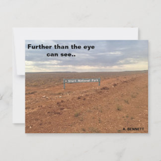 Further than the eye can see.. postcard