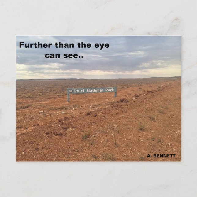 Further than the eye can see.. postcard (Front)