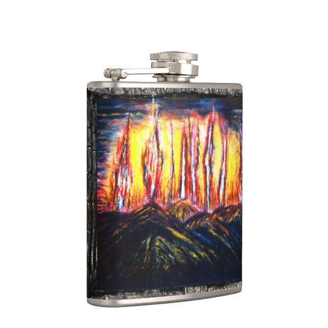 Fury Fires Hip Flask (Right)