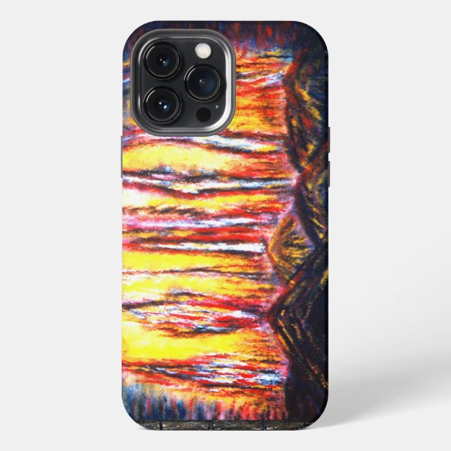 Fury Fires iPhone Case (Back)