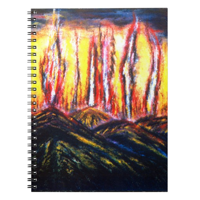Fury Fires Spiral Notebook (Front)