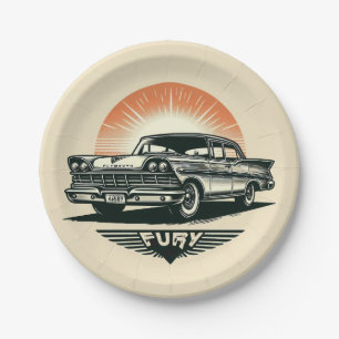 Fury Paper Plate