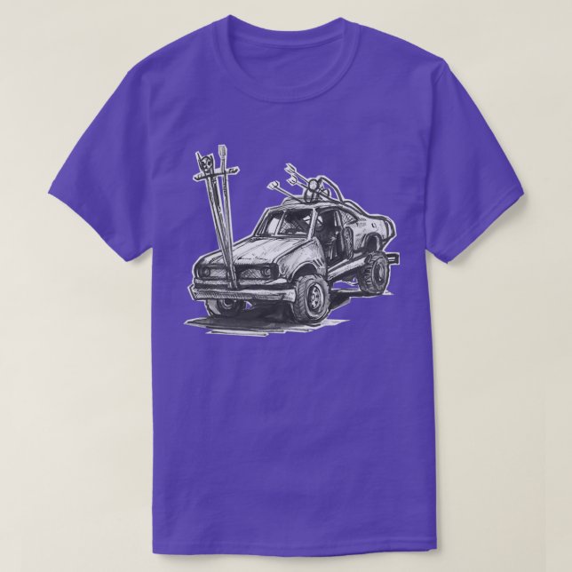 Fury Road Monaro  T-Shirt (Design Front)
