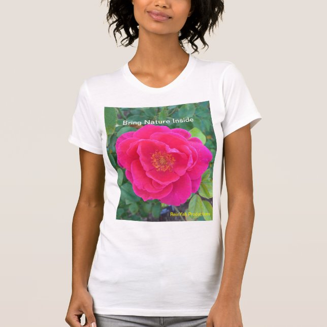Fuschia Flower T-Shirt (Front)