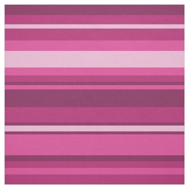 Fuschia stripes fabric (Swatch)