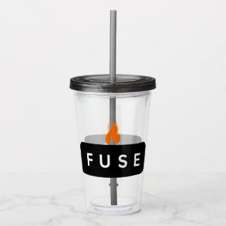 FUSE CUP W/ LID & STRAW