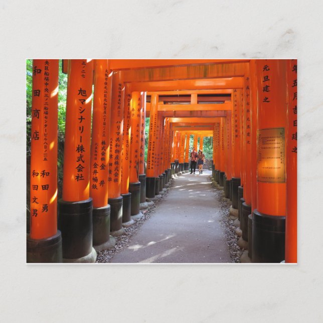 Fushimi Inari Kyoto Japan Postcard (Front)