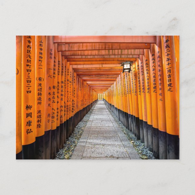 Fushimi Inari Shrine, Kyoto Japan Postcard (Front)