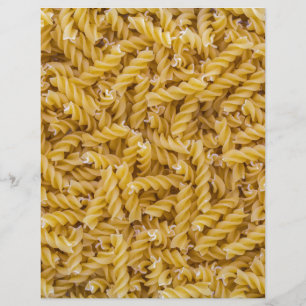 Fusilli pasta macro as background structure