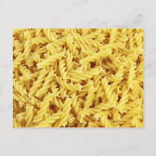 Fusilli Pasta Postcard