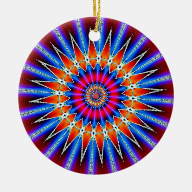 'Fusion' Ceramic Tree Decoration (Front)