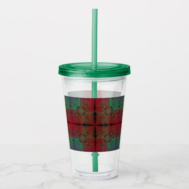 Fusion Grid Acrylic Tumbler (Front)