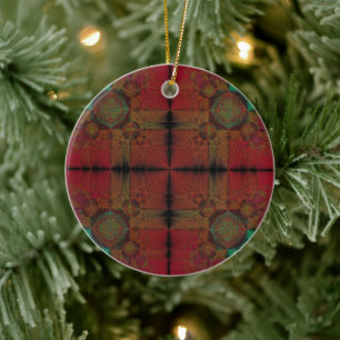 Fusion Grid Ceramic Tree Decoration
