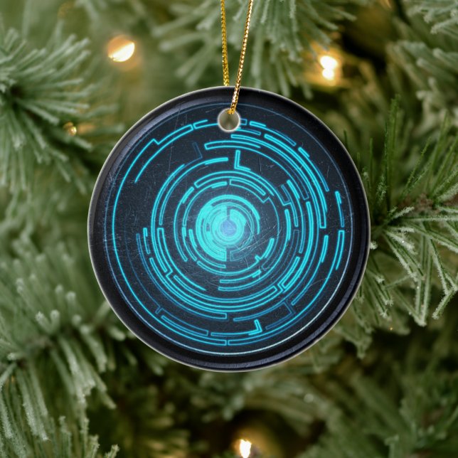 Fusion of Nature and Technology - Silicon Harmony Ceramic Tree Decoration (Tree)