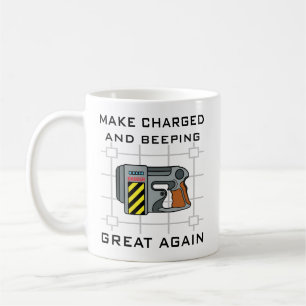 Fusion Pistol Charged and Beeping Coffee Mug