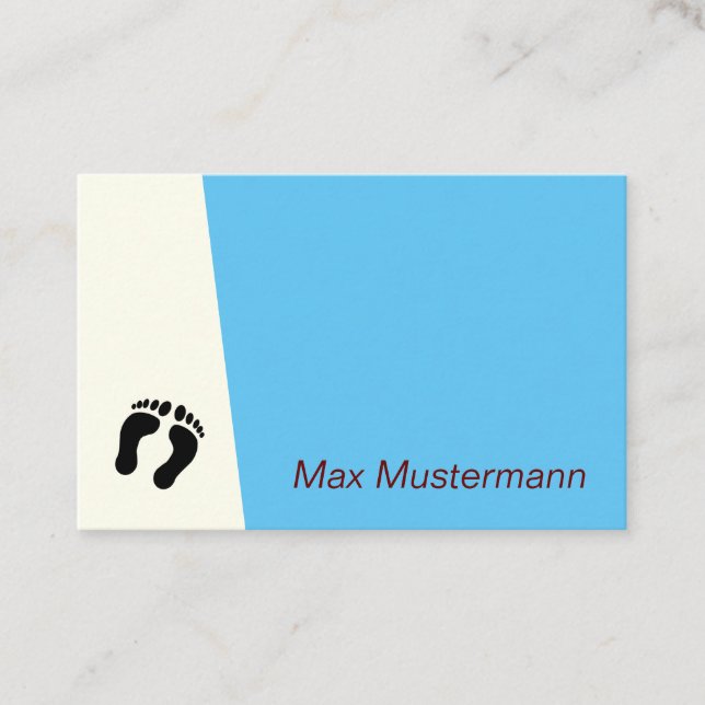 Fußpflege Business Card (Front)