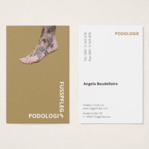 Fußpflege Visitenkarten