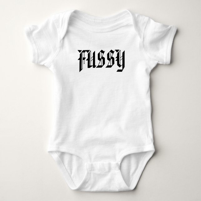 FUSSY BABY BODYSUIT (Front)