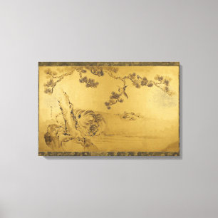 Fusuma: Tigers and Dragoon Canvas Print