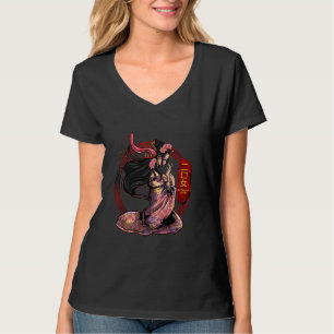Futakuchi Onna Monster Yokai Ancient Japanese Myth T-Shirt