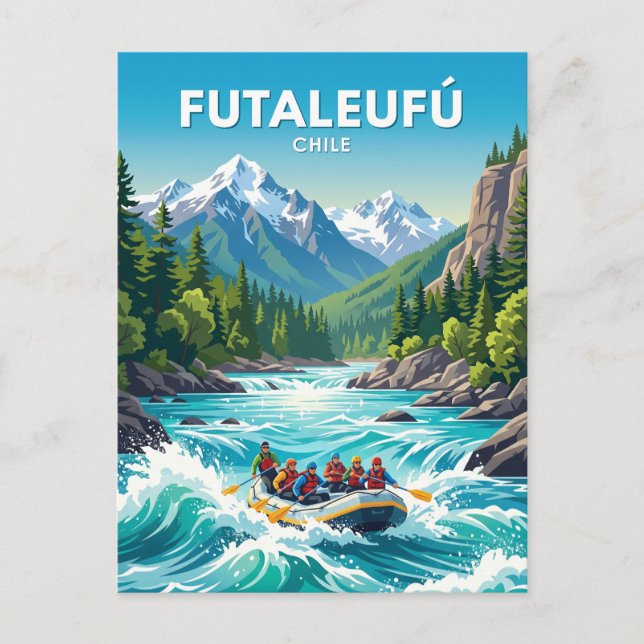 Futaleufú River Chile Postcard (Front)