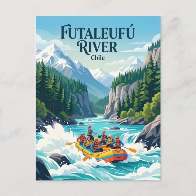 Futaleufú River Chile Postcard (Front)