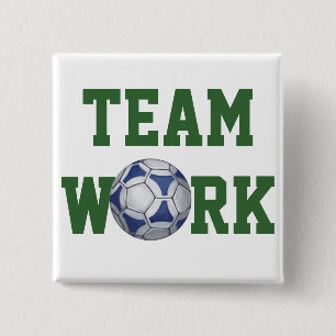 Futbal 15 Cm Square Badge