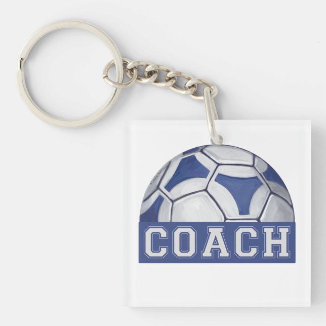 Futbal Coach Key Ring (Front)