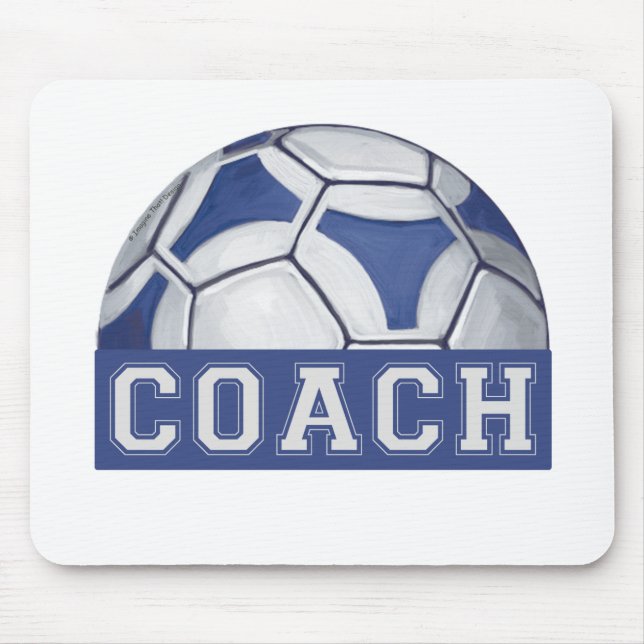 Futbal Coach Mouse Pad (Front)
