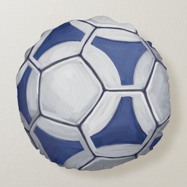 Futbal Round Cushion (Back)