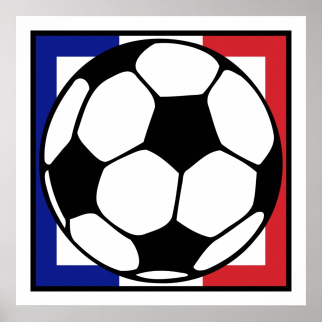futbol. francaise square. poster (Front)