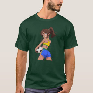 Futbol Girl Brazil T-Shirt