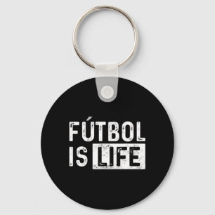 Futbol Is Life Football Lover Soccer Fun  Key Ring