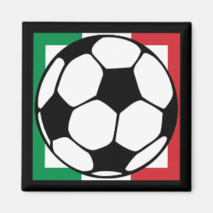 futbol. italia square. magnet