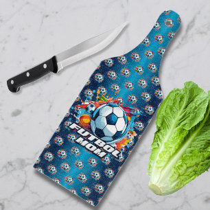Futbol Mum Soccer Ball Pattern Cutting Board