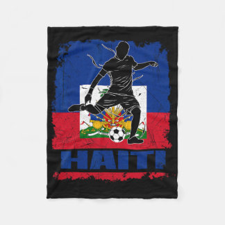 Futbulsoccer Uni Haiti Spirit Fleece Blanket