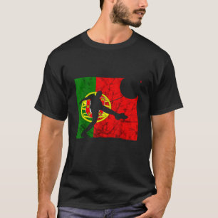 Futebol Portuguese Soccer Player Portuguese Pride T-Shirt